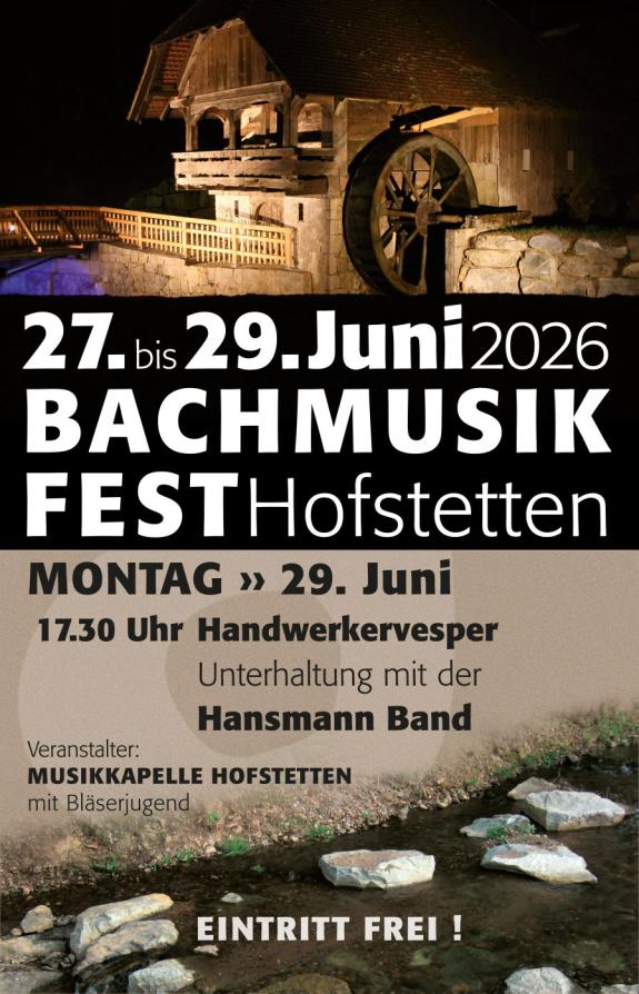 Bachmusikfest - Montag