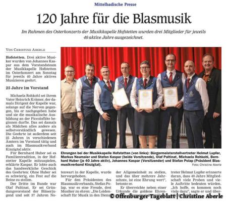 Osterkonzert am 5. April 2026